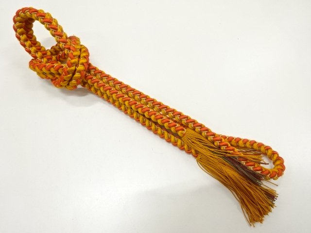 JAPANESE KIMONO / HAND-TIED OBIJIME